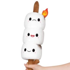 Squishable Marshmallow Stick Comfort Food Collection Large Plush S’mores